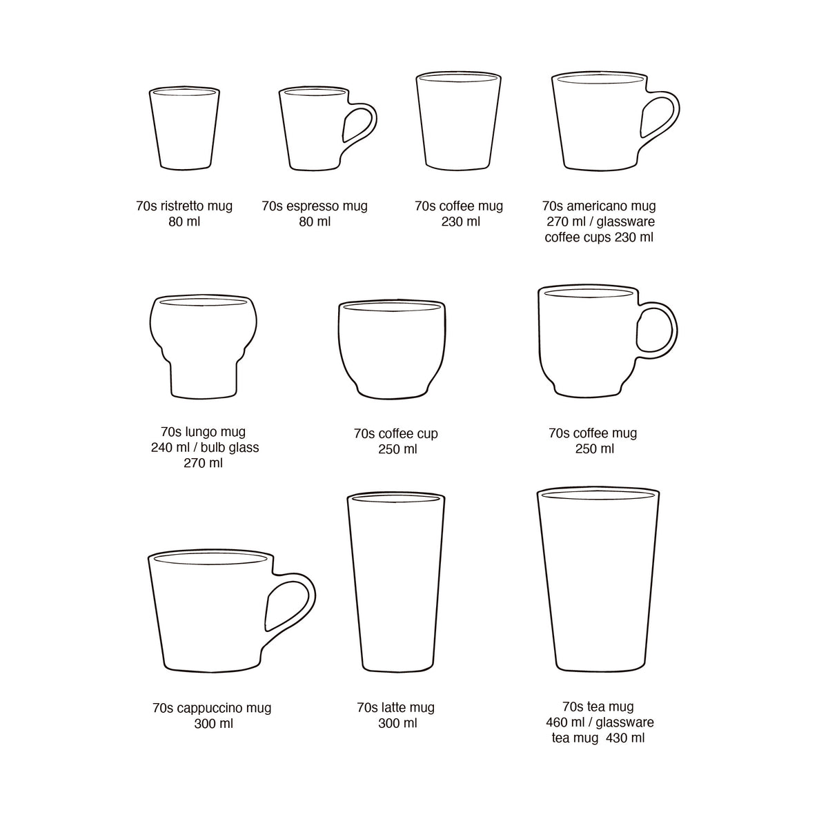 Tasse américano céramique "Umber"