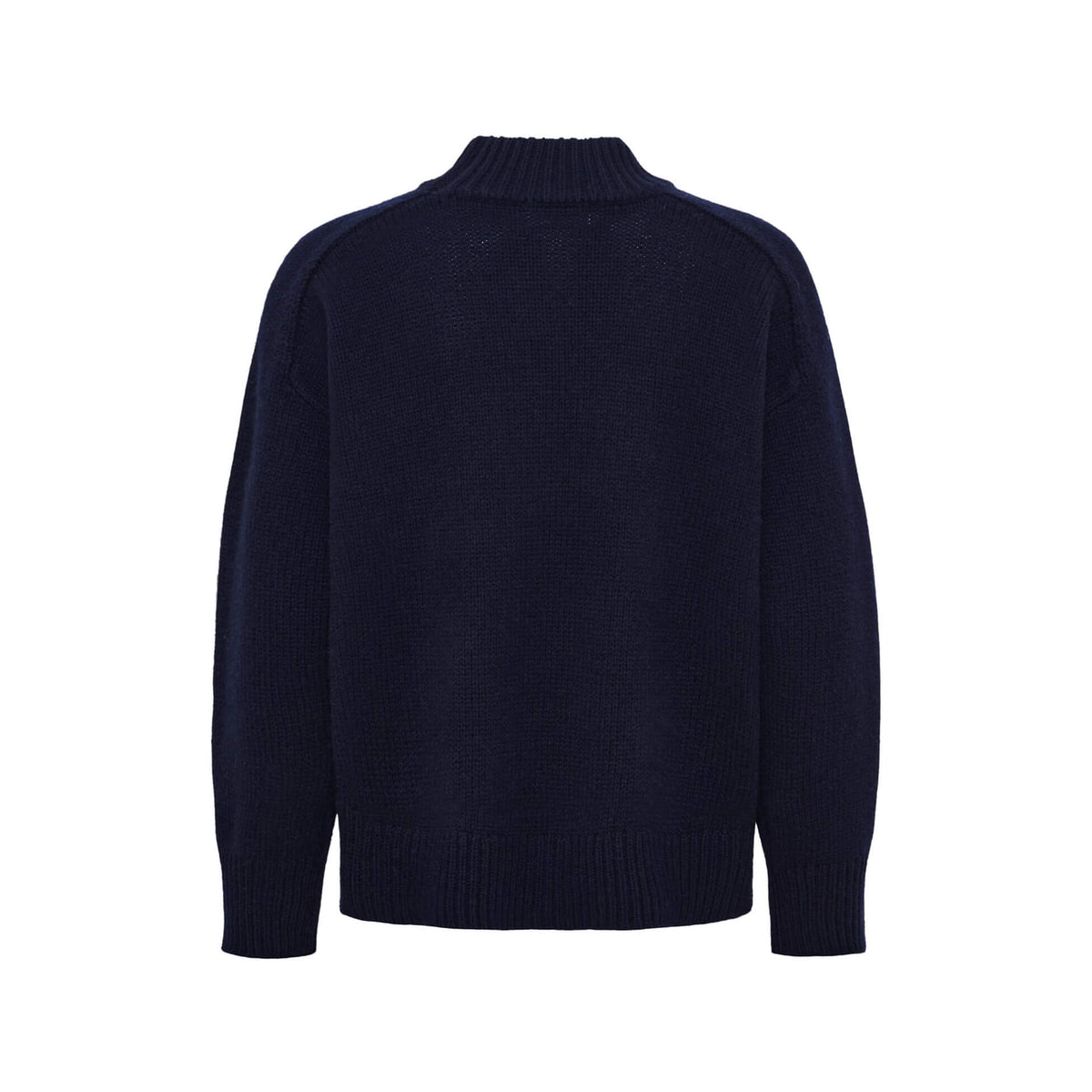 Pull "Valley" laine Mérinos - Dark navy