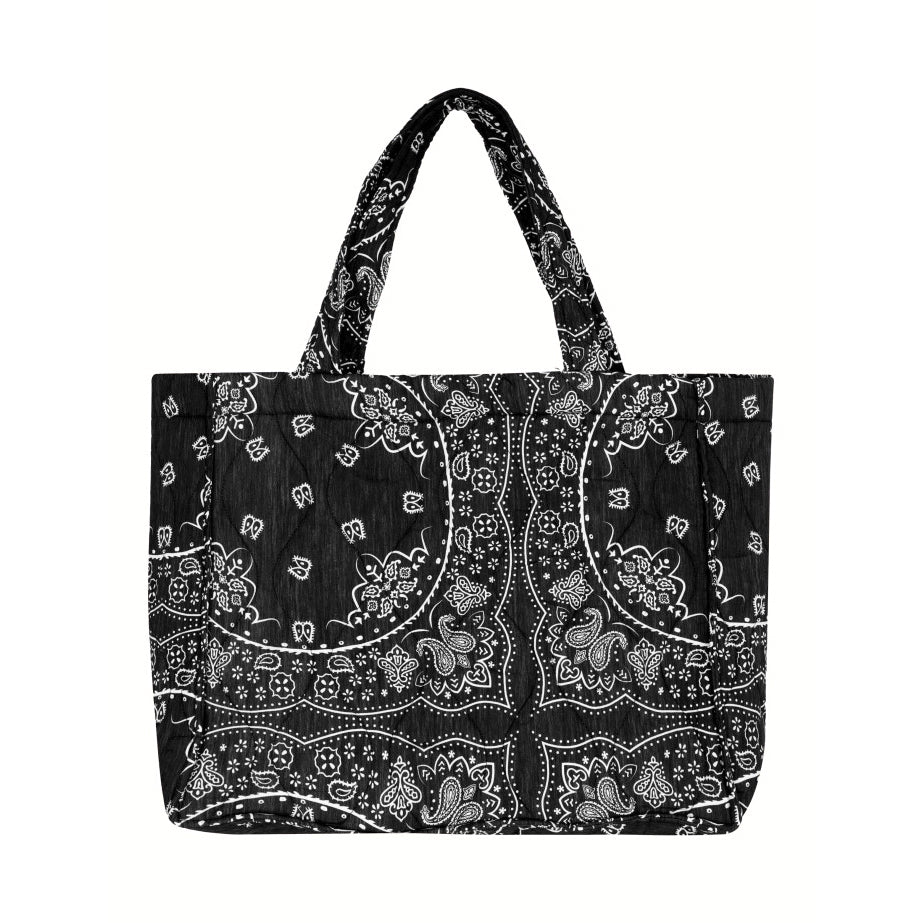 Cabas "Philadelphie Bandanas" - Anthracite