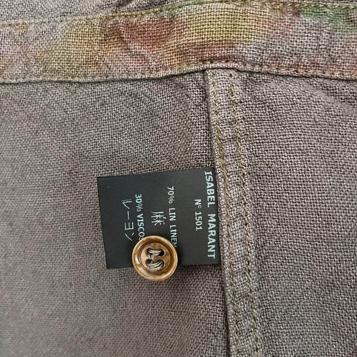 Parka army lin lavé "Isha" NWT (1)