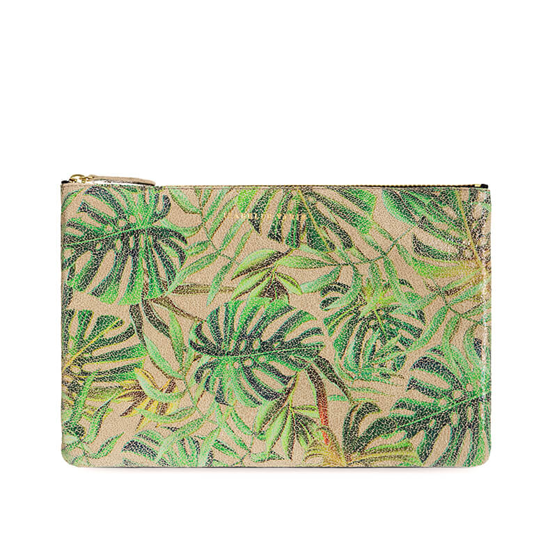 Pochette "Love" cuir Tropic