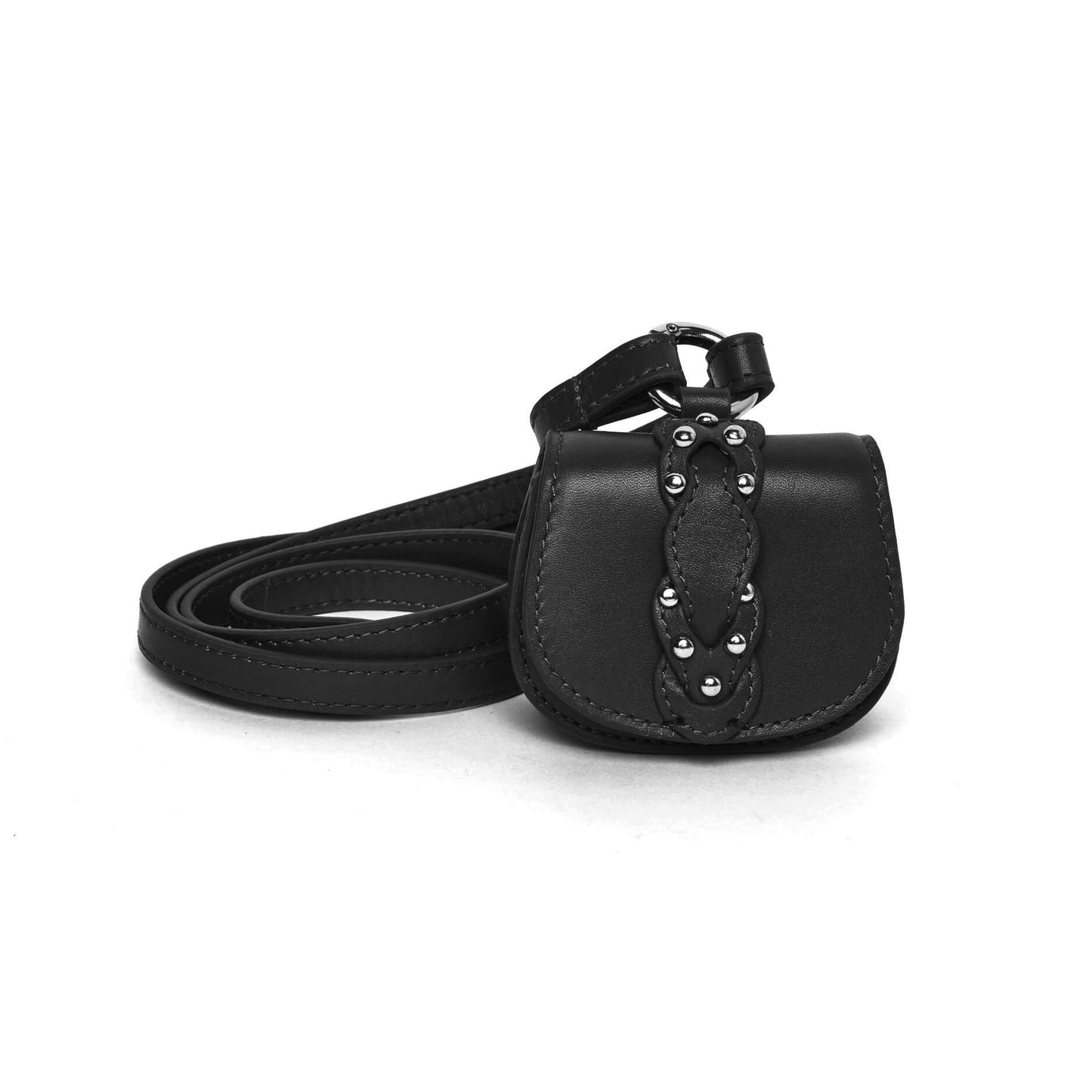 Porte-pods "Edro" cuir - Noir