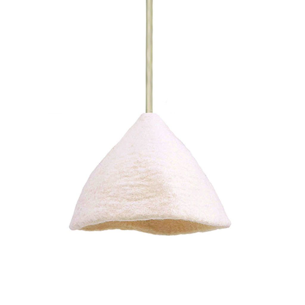 Abat-jour feutre "Tipi Small" - Naturel