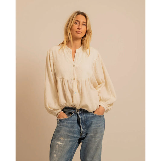 Blouse "Los Angeles" - Crème
