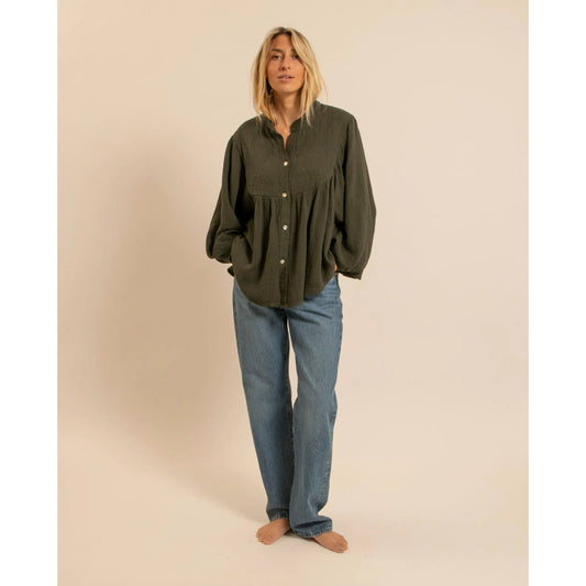 Blouse "Los Angeles" - Kaki