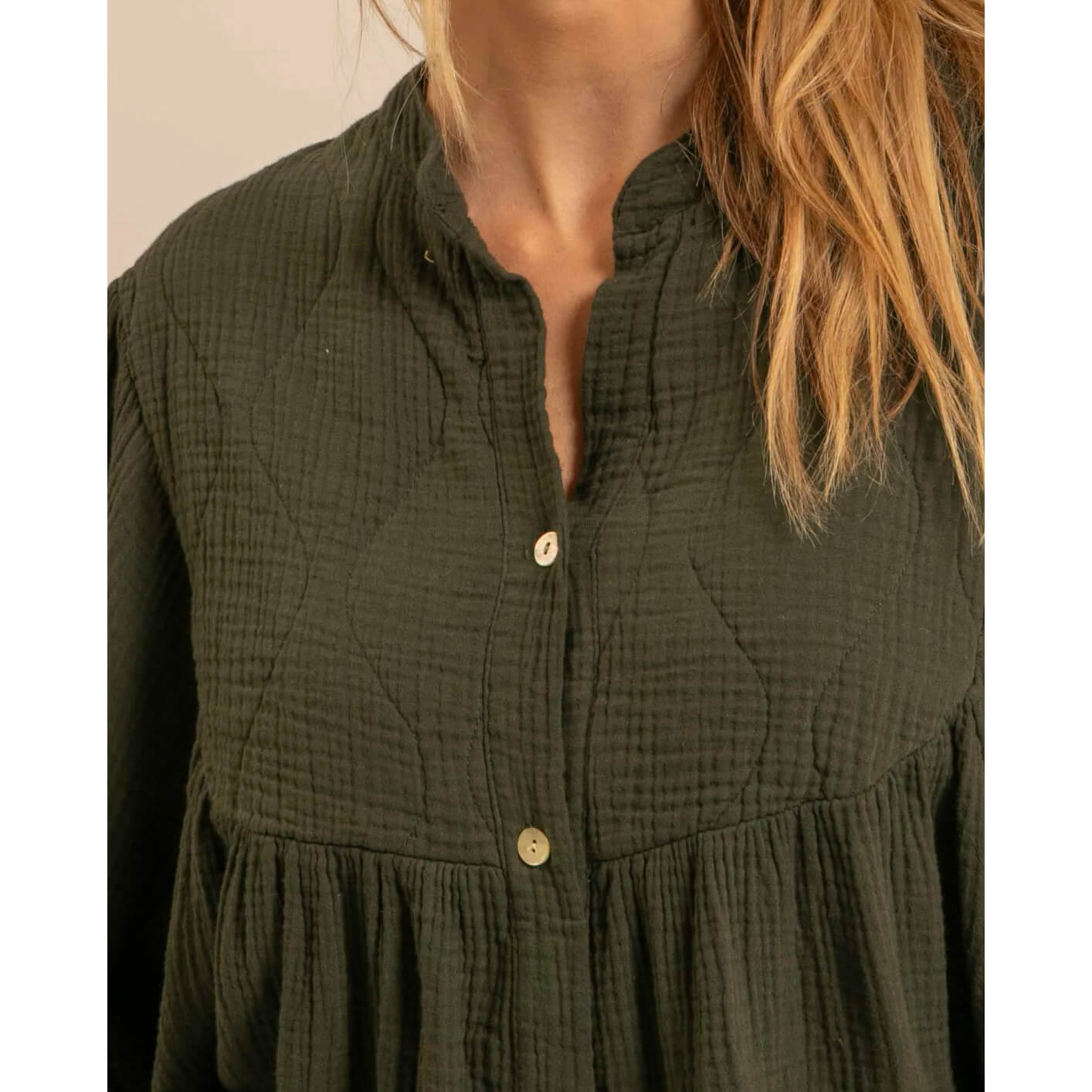 Blouse "Los Angeles" - Kaki