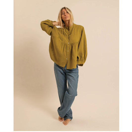 Blouse "Los Angeles" - Olive