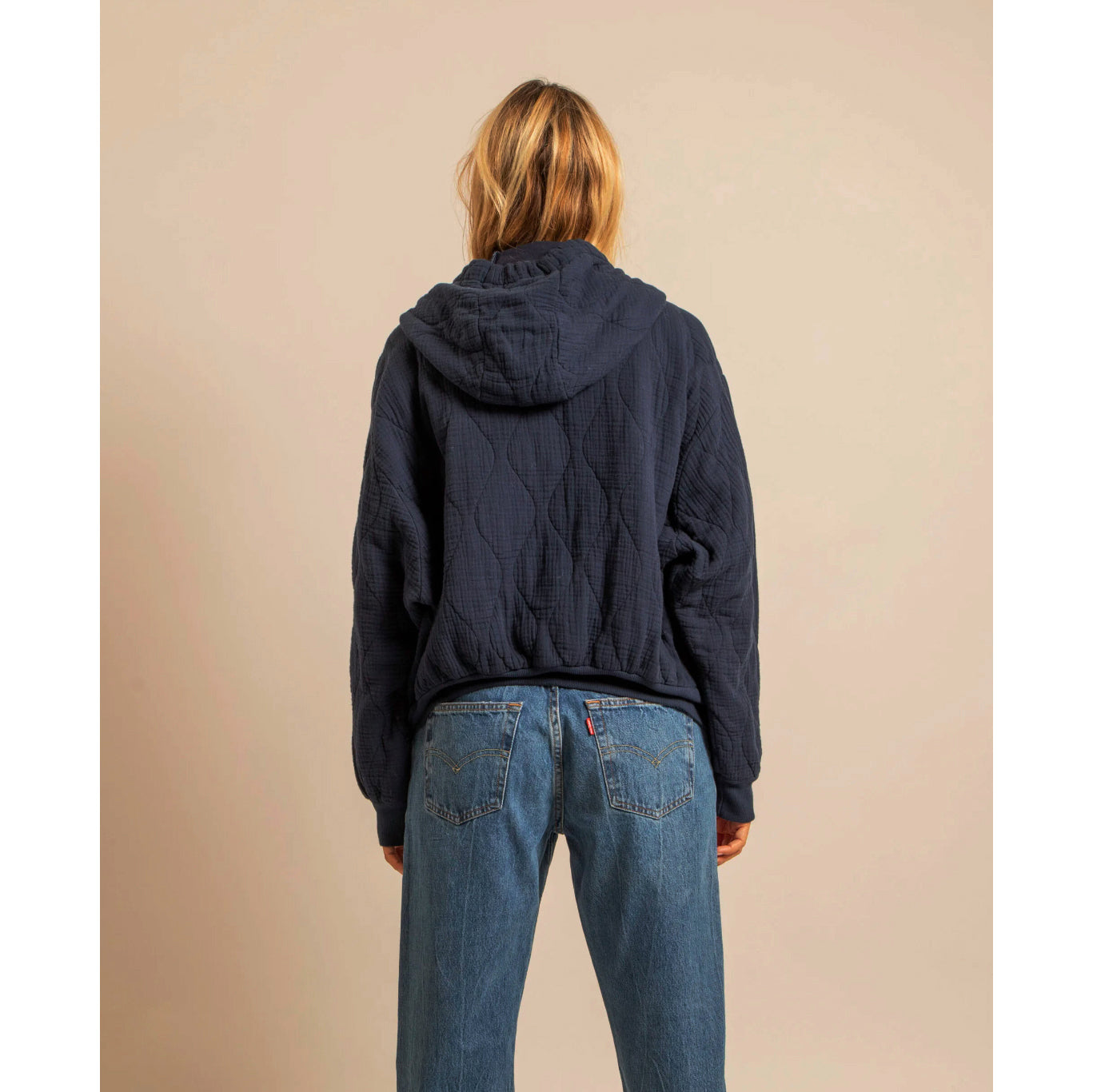 Hoodie-kimono "Washington" - Nuit