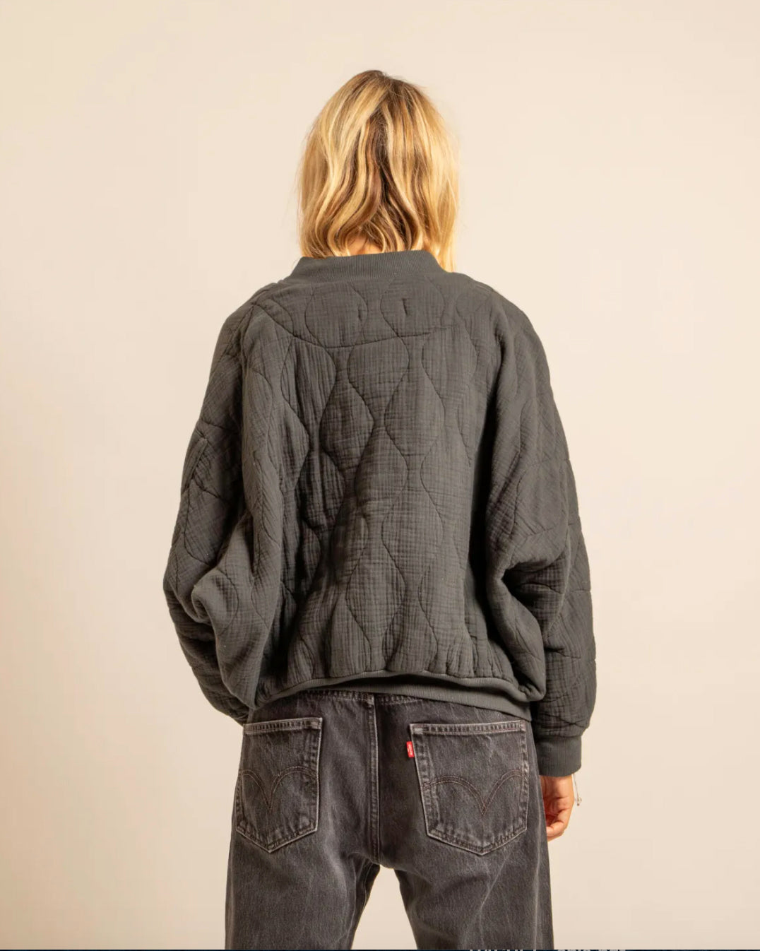 Bomber-kimono "Daytona" - Anthracite