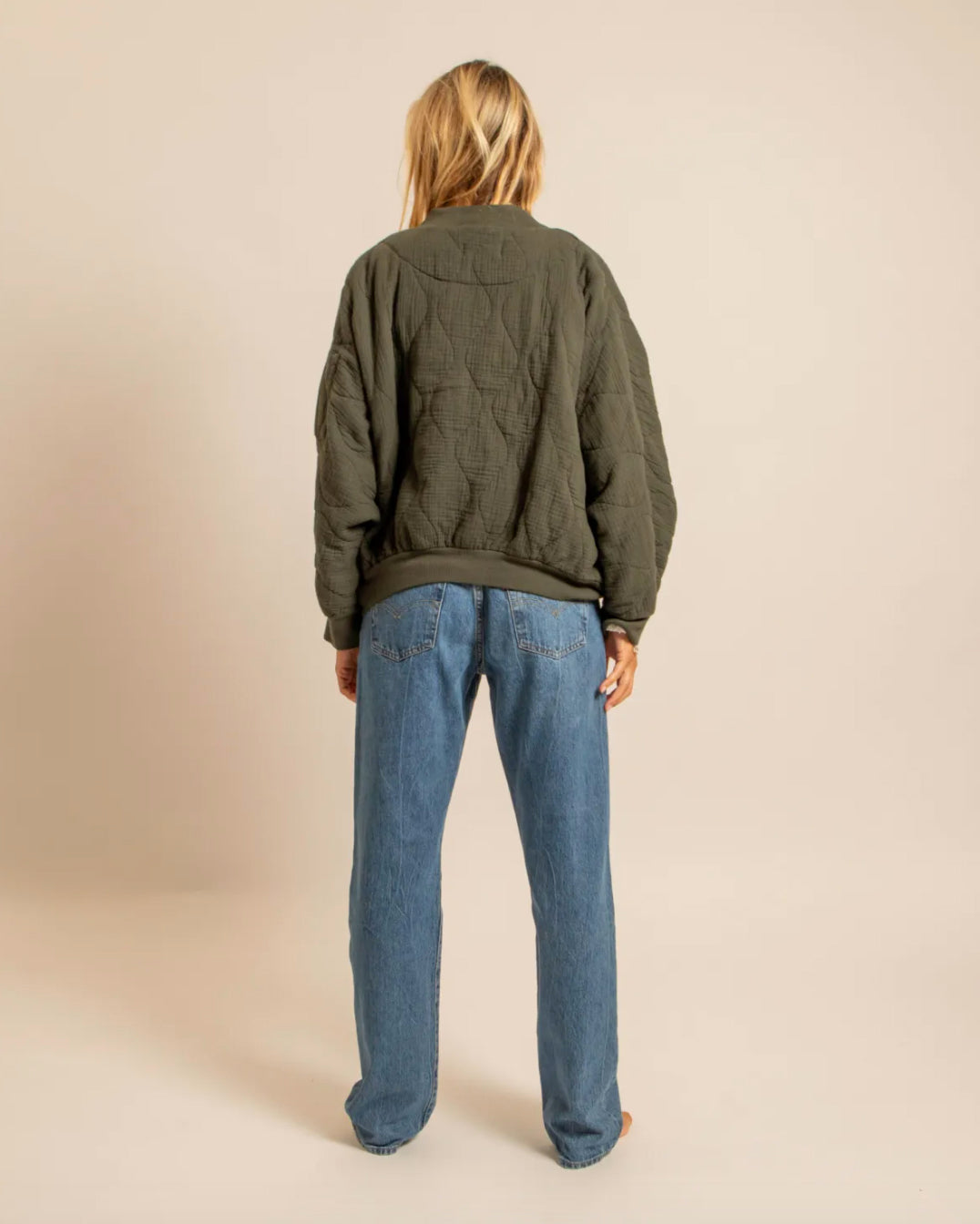 Bomber-kimono "Daytona" - Kaki