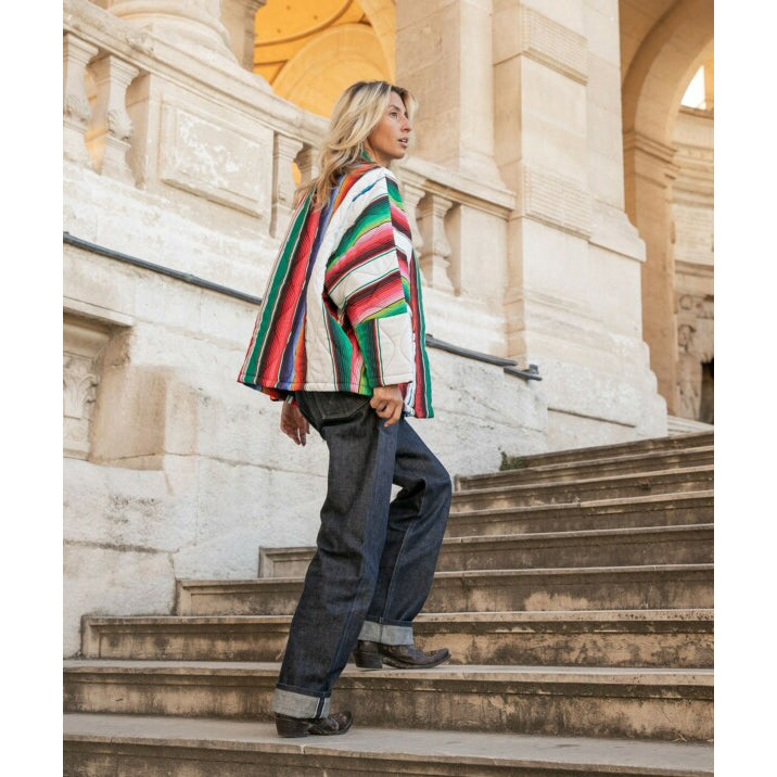 Kimono "Chicago" rayure Mexicaine