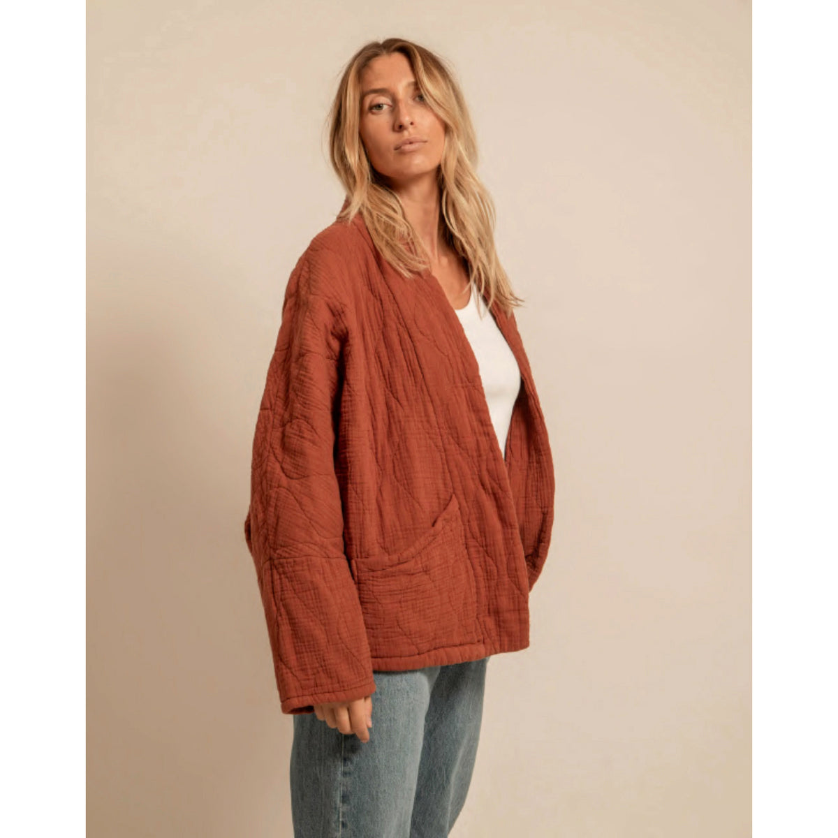 Kimono "Chicago" - Terracotta