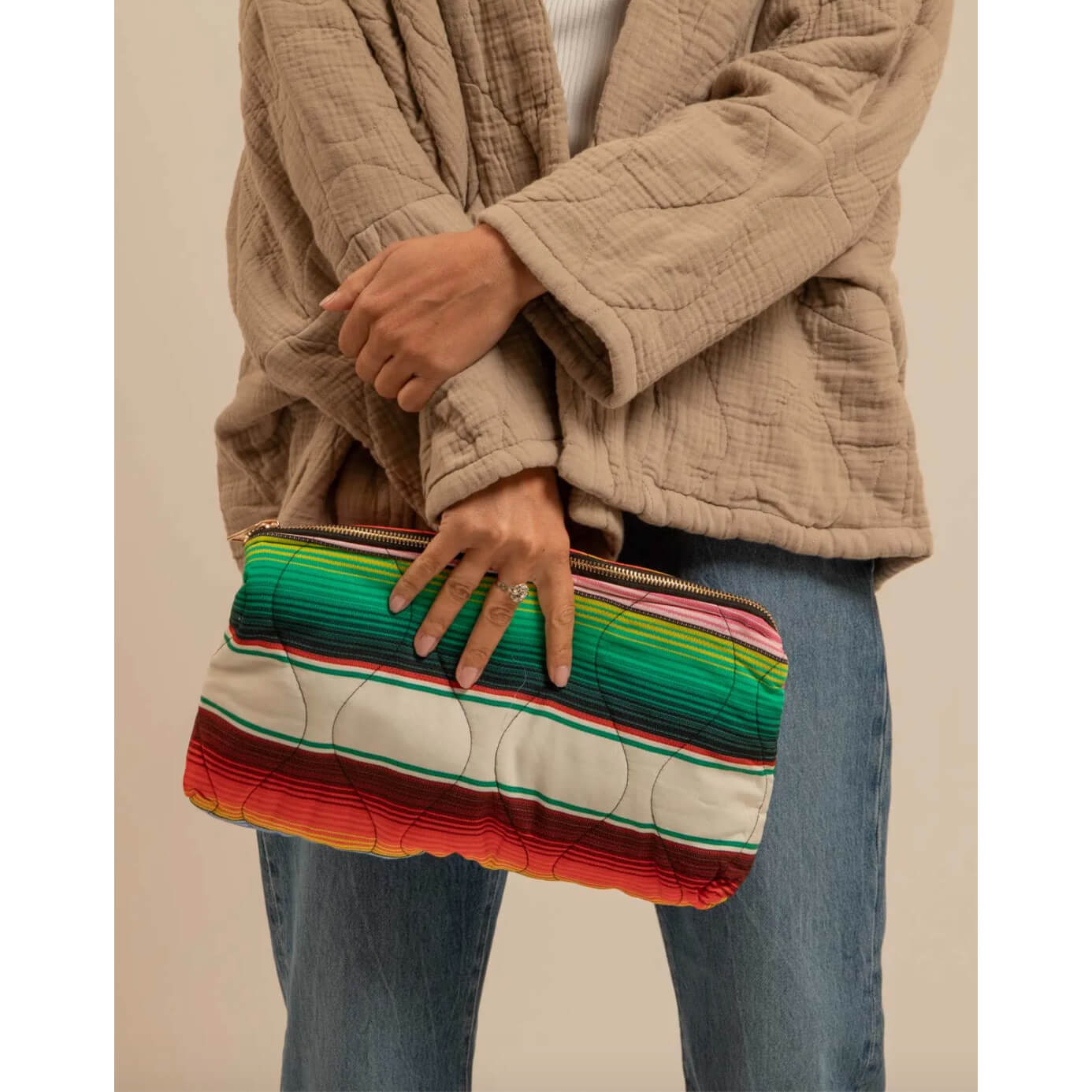 Pochette "Orlando" - rayure Mexicaine