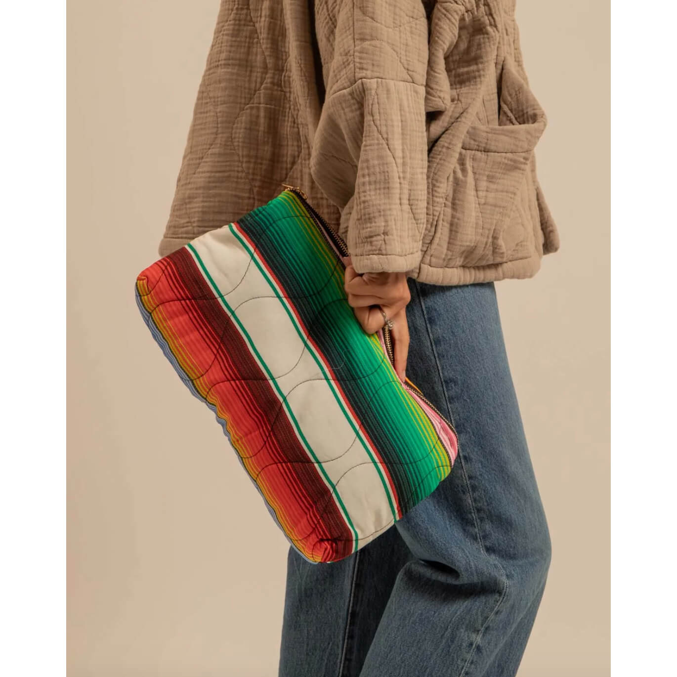Pochette "Orlando" - rayure Mexicaine