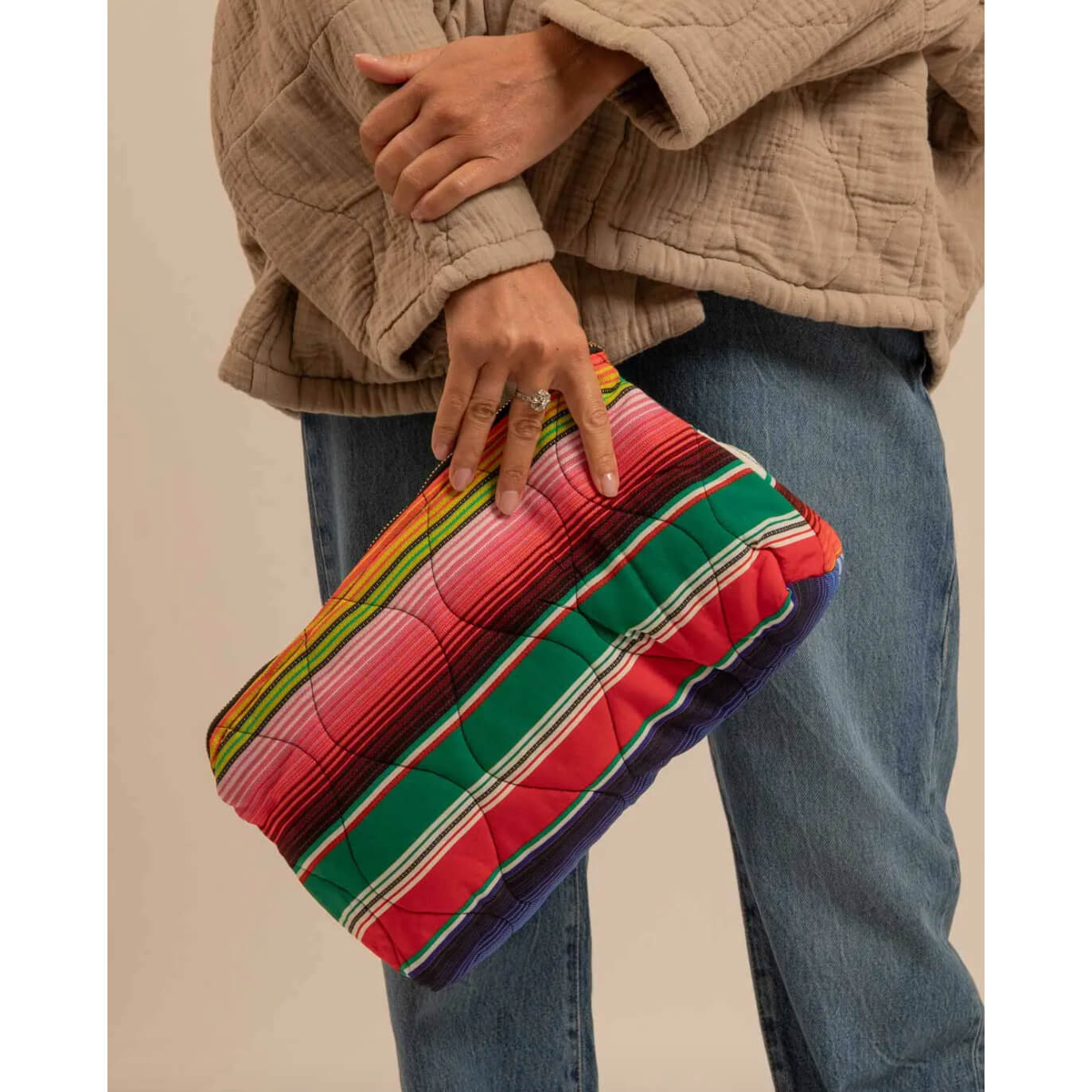 Pochette "Orlando" - rayure Mexicaine