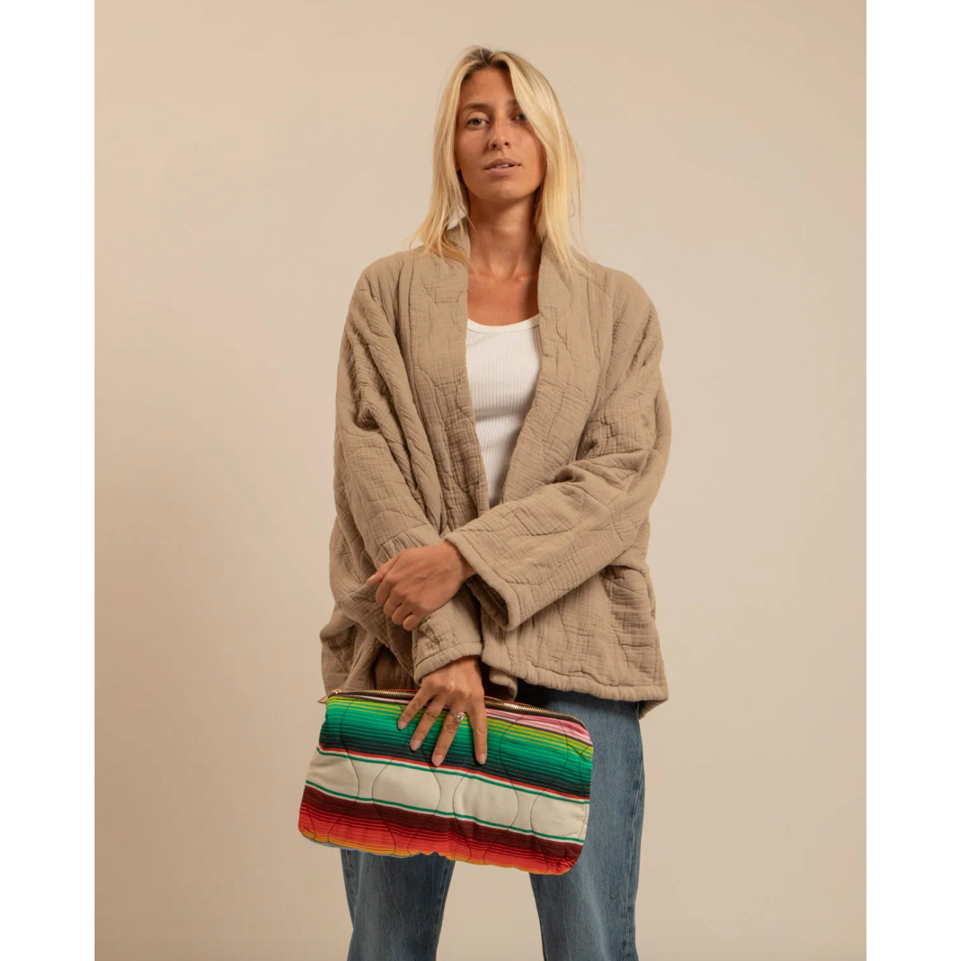 Pochette "Orlando" - rayure Mexicaine
