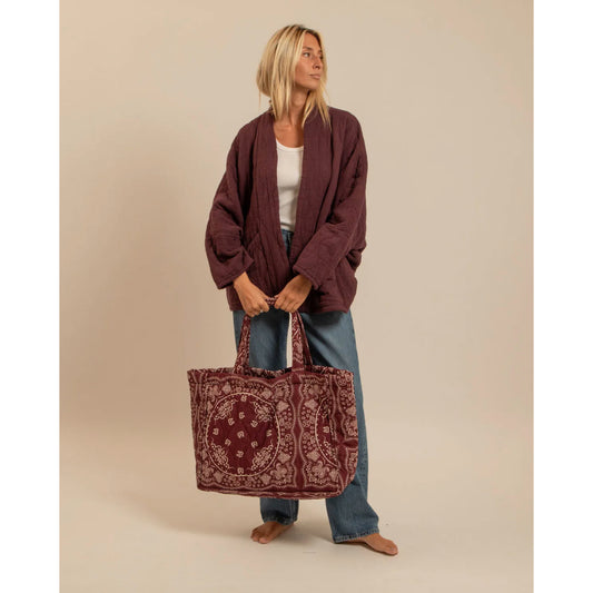 Sac "Philadelphie Bandana" - Bordeaux