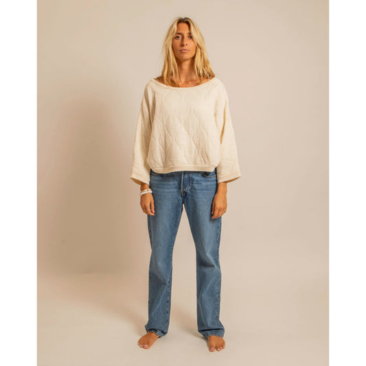 Sweat-shirt "Memphis" - Crème