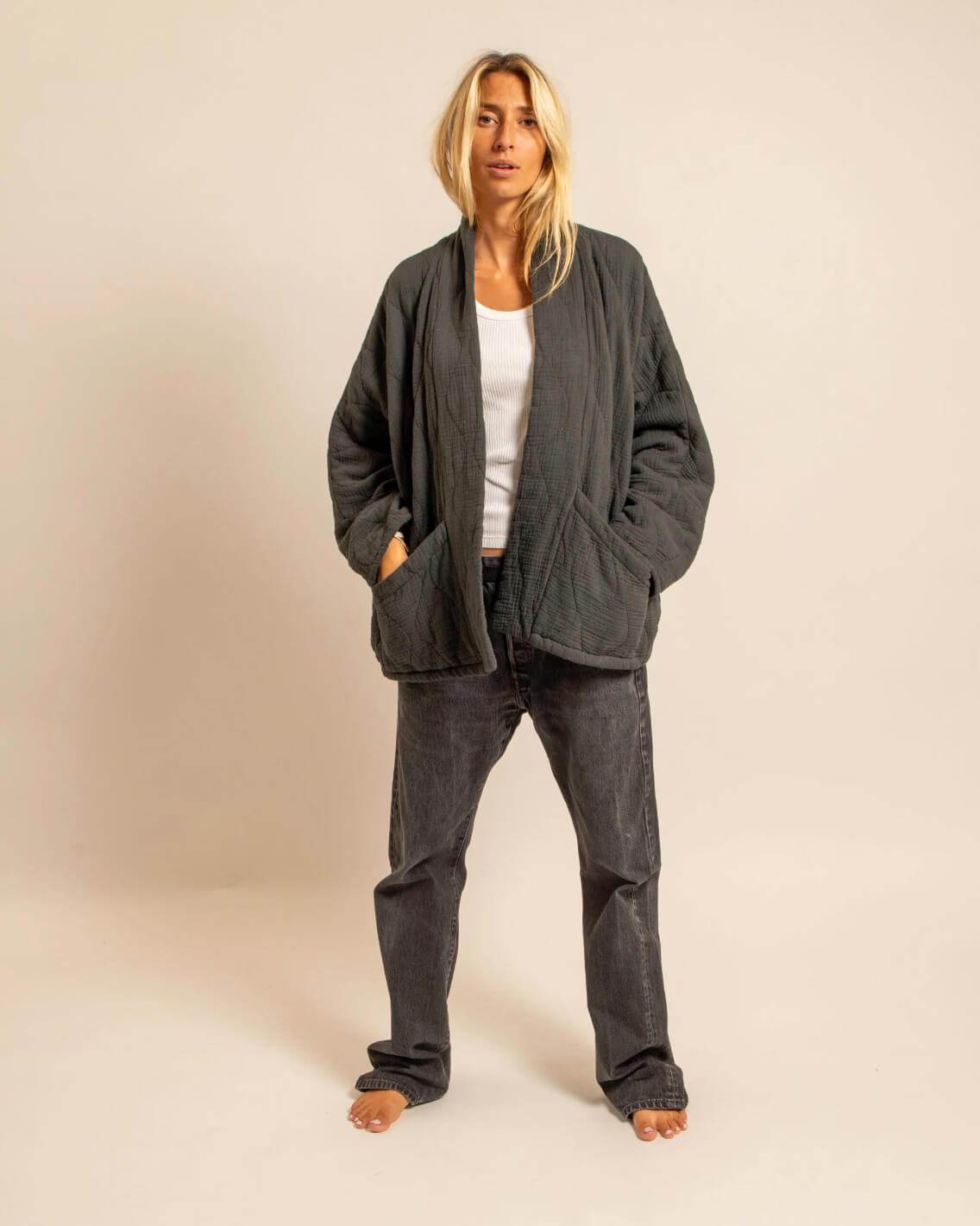 Kimono "Chicago" - Anthracite