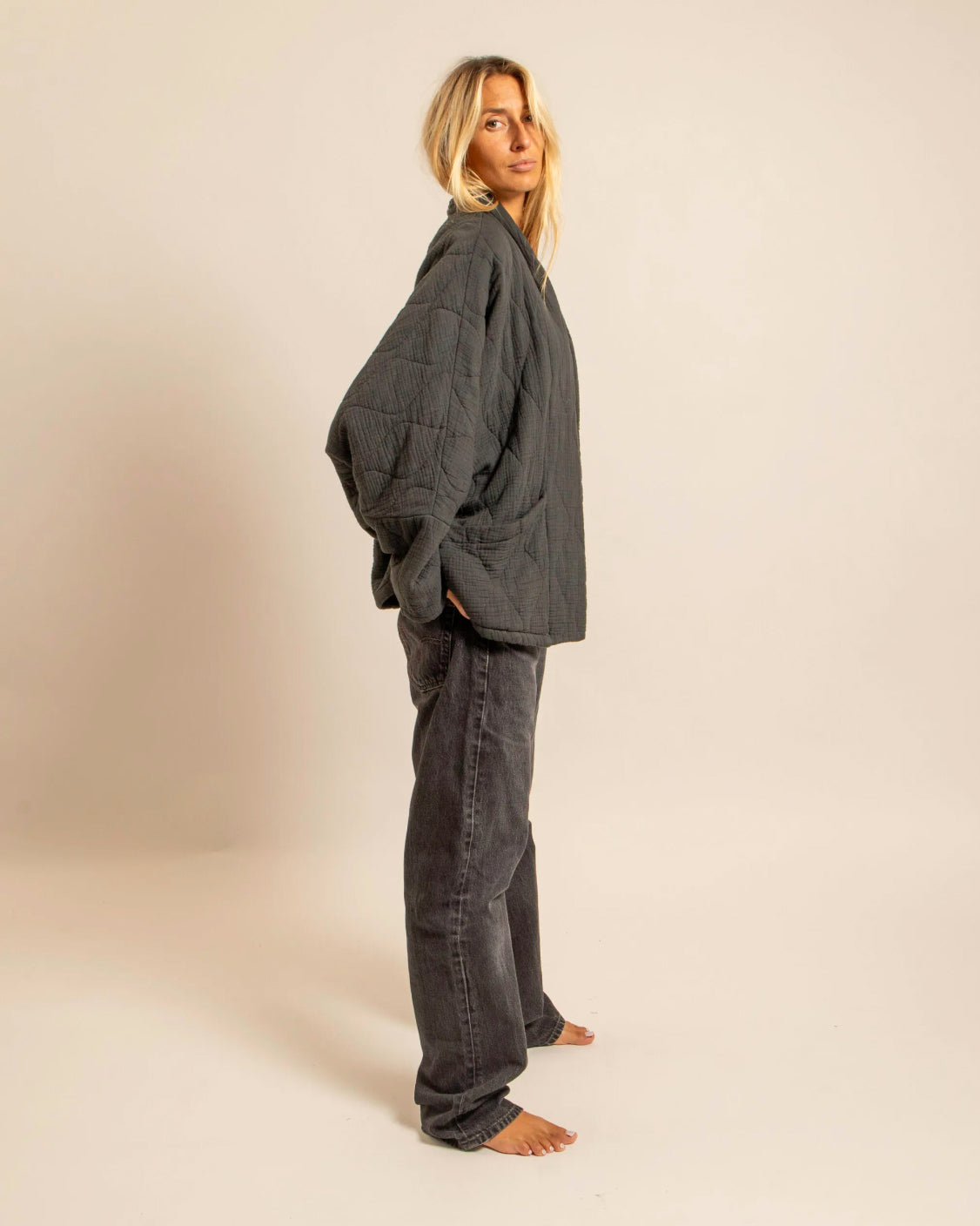 Kimono "Chicago" - Anthracite