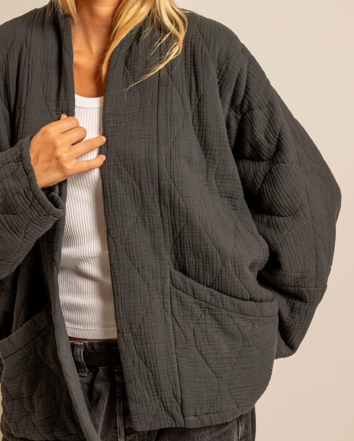 Kimono "Chicago" - Anthracite