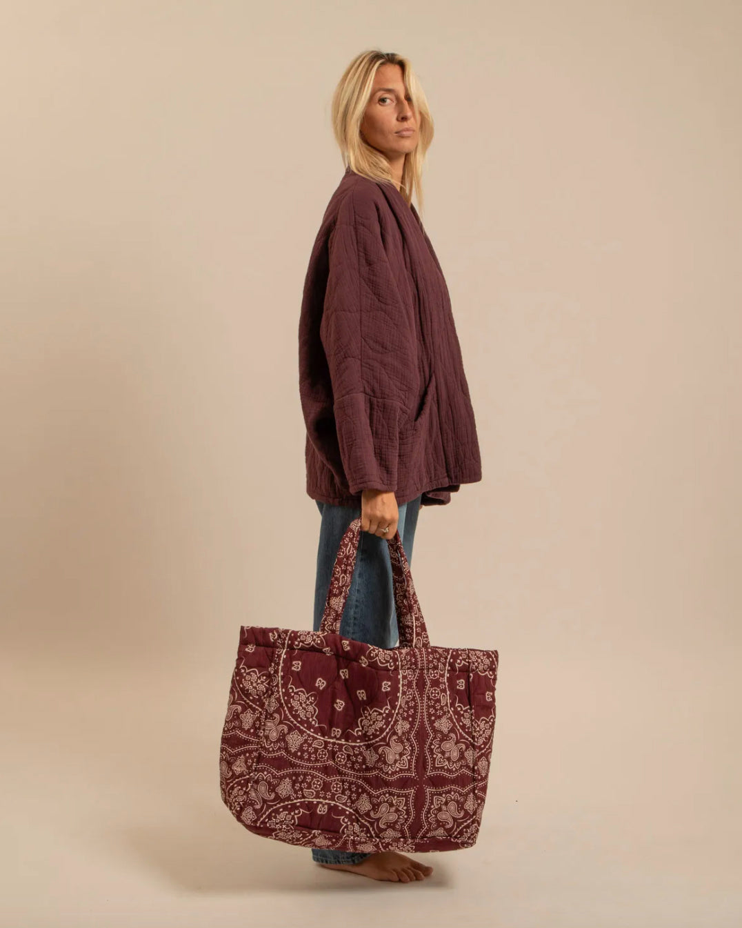 Kimono "Chicago" - Bordeaux