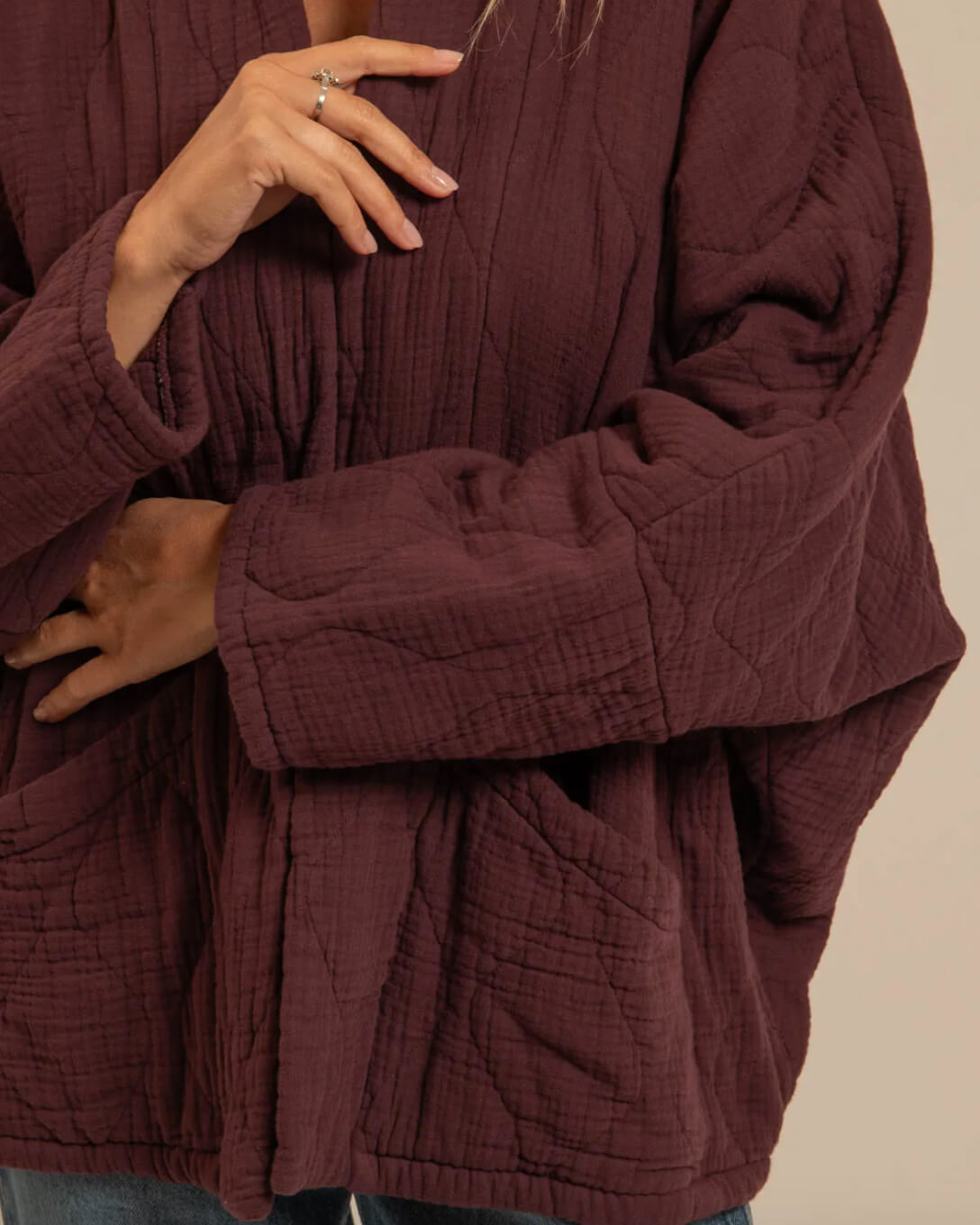 Kimono "Chicago" - Bordeaux