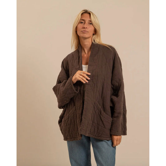 Kimono "Chicago" - Chocolat