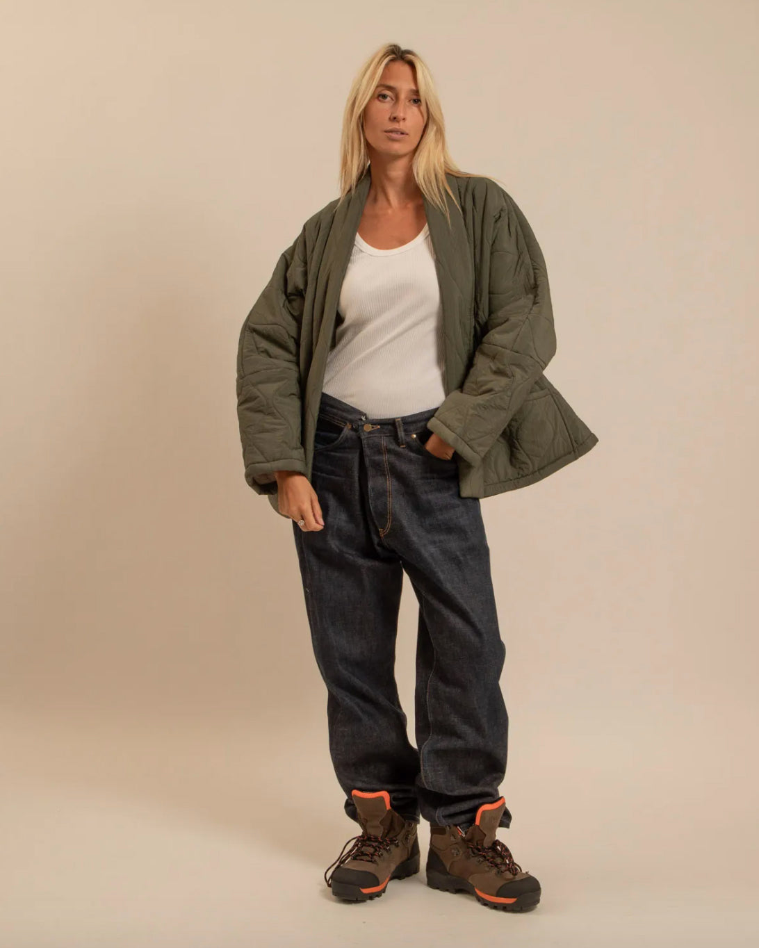 Kimono "Chicago Nylon" - Kaki