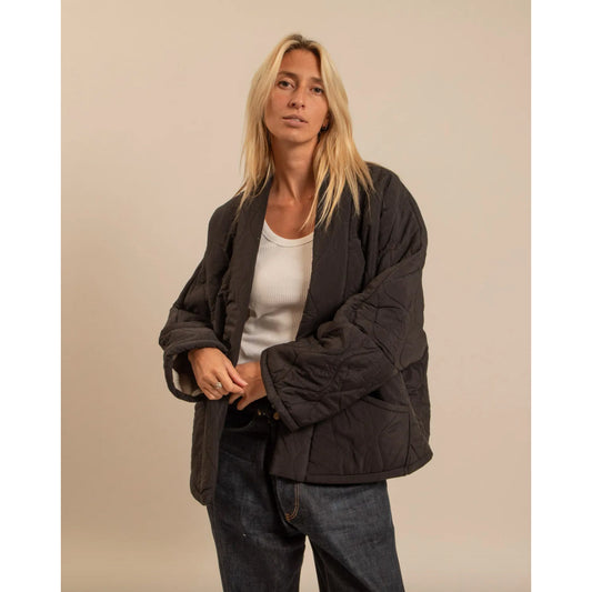 Kimono "Chicago Nylon" - Noir