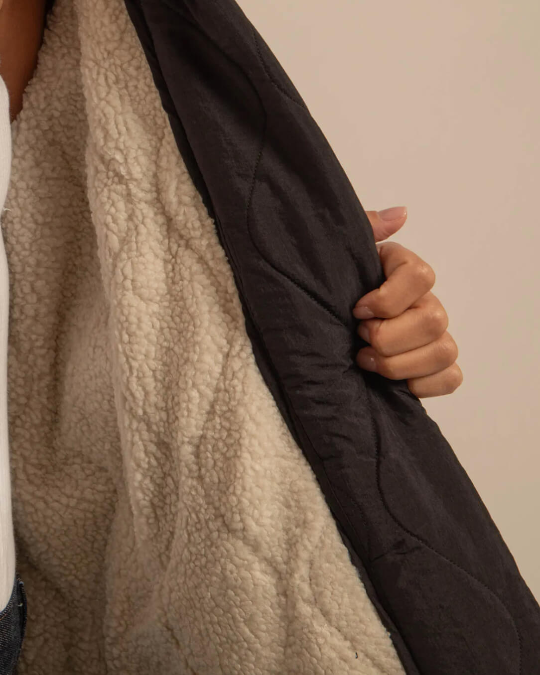 Kimono "Chicago Nylon" - Noir