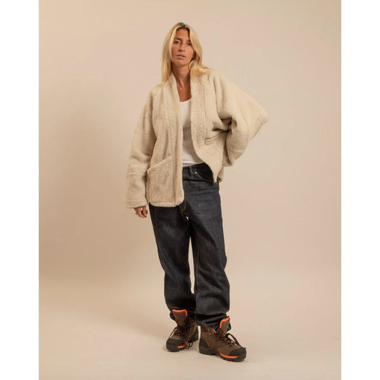 Kimono "Chicago Sherpa" - Crème