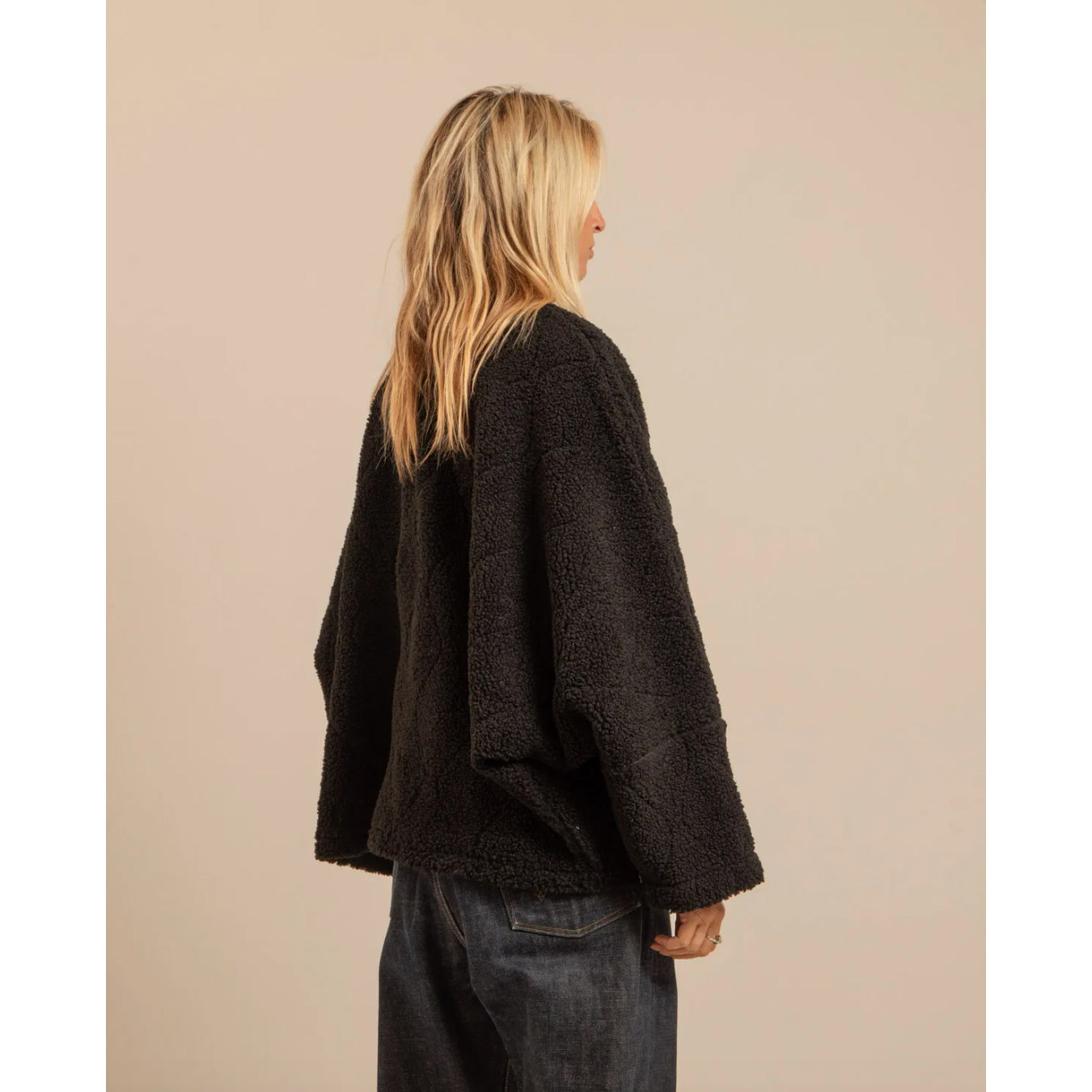 Kimono "Chicago Sherpa" - Noir