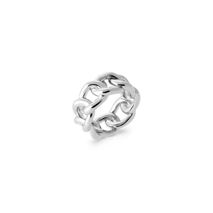 Bague chaîne XL Argent