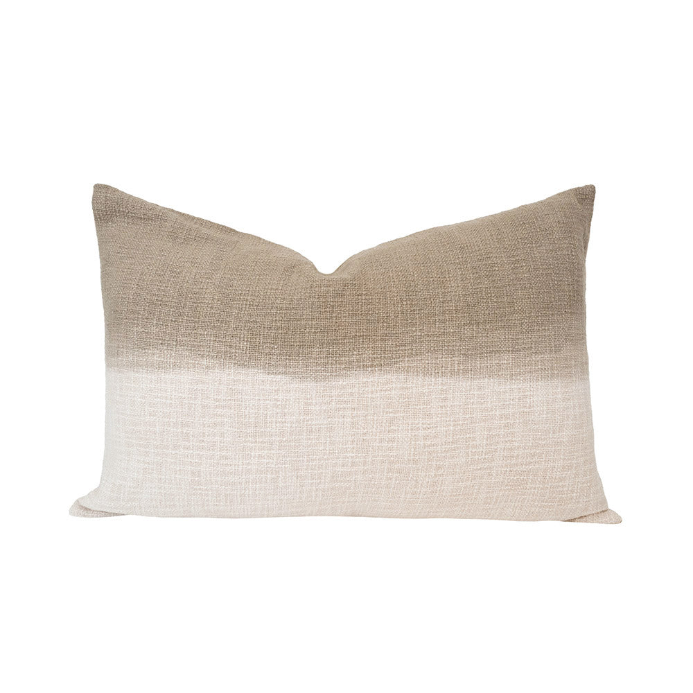 Coussin "Talc" tie & dye - Ciment