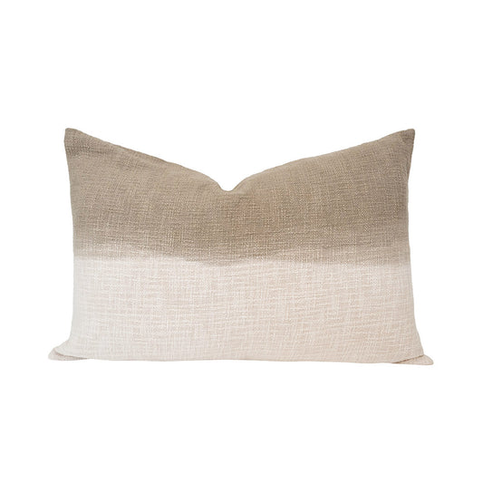 Coussin "Talc" tie & dye - Ciment