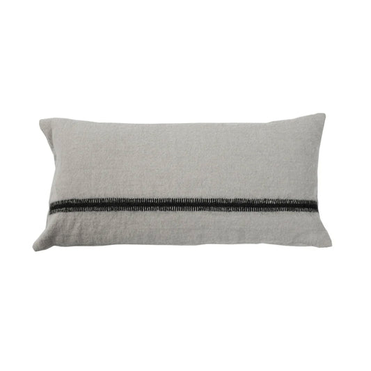Coussin lin & laine "Umi" - Naturel