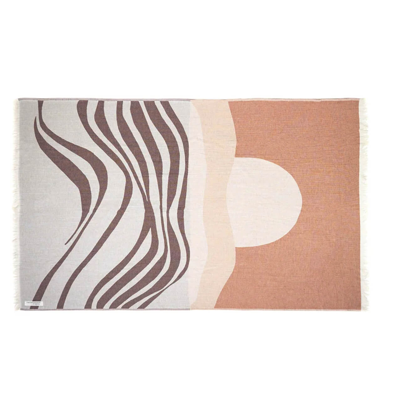 Fouta/Drap de plage "Texas" - Soleil levant