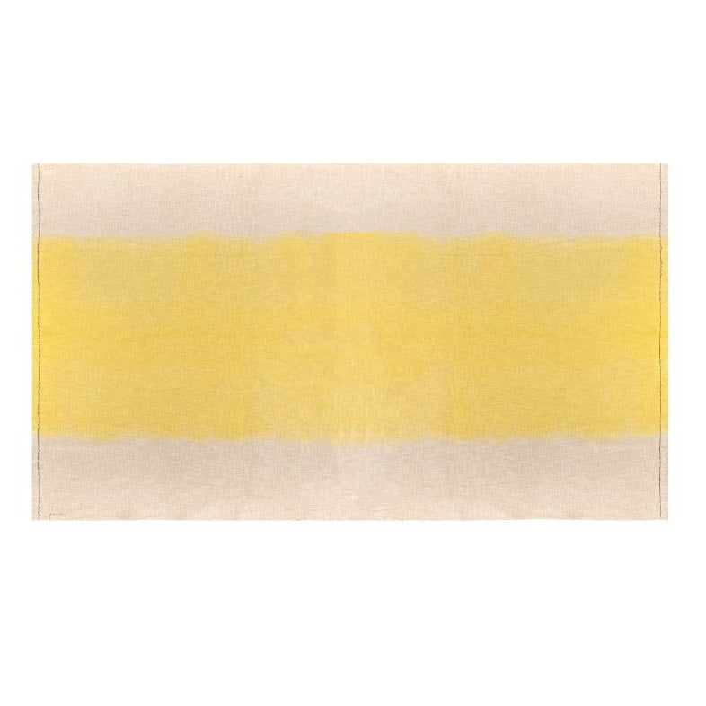 Plaid "Tandem" tie & dye - Citrus
