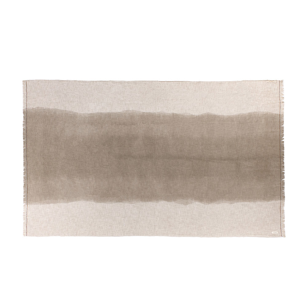 Plaid "Tandem" tie & dye - Ciment