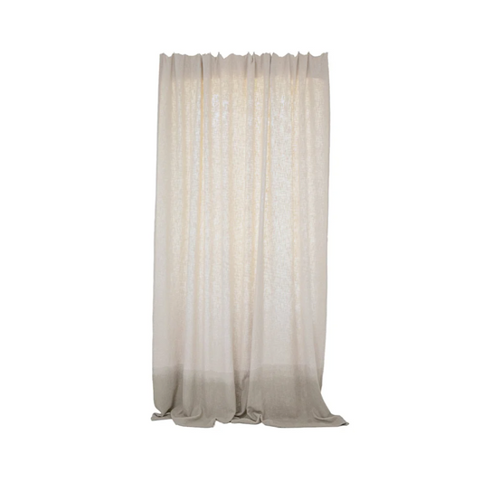 Rideau tie & dye "TamTam" - Ciment