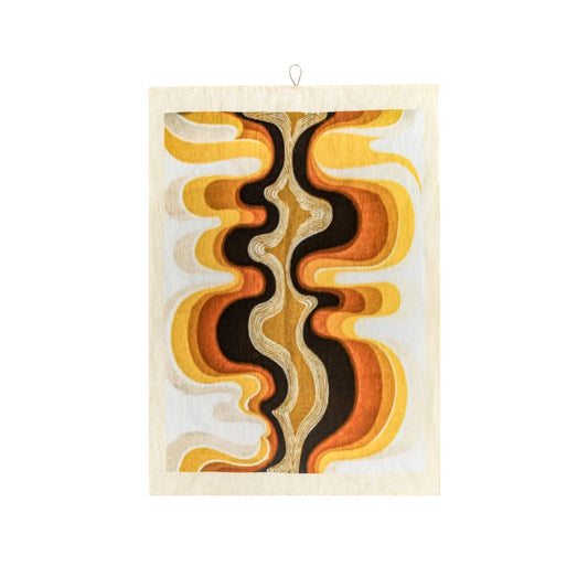 Torchon "Cocotte" lin & coton - Curcuma