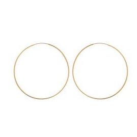 Créoles XL plaqué Or 80mm