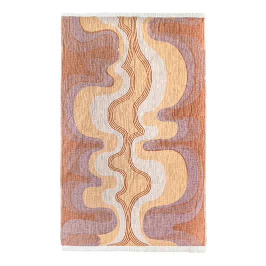 Fouta/Drap de plage "Texas" - Curcuma