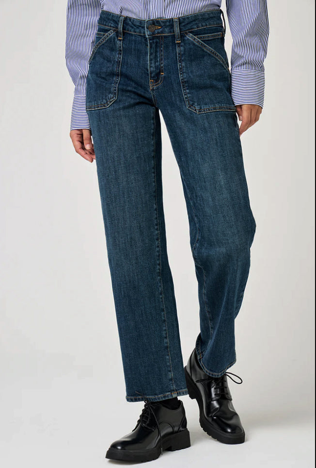 Jean worker "Lourdes" - Dark blue