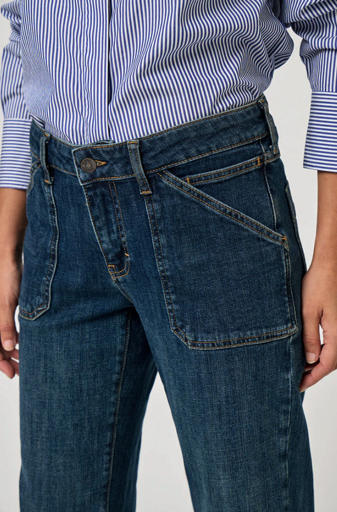 Jean worker "Lourdes" - Dark blue