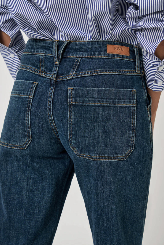 Jean worker "Lourdes" - Dark blue