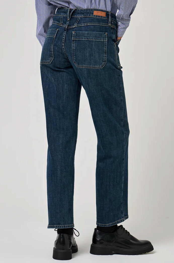 Jean worker "Lourdes" - Dark blue