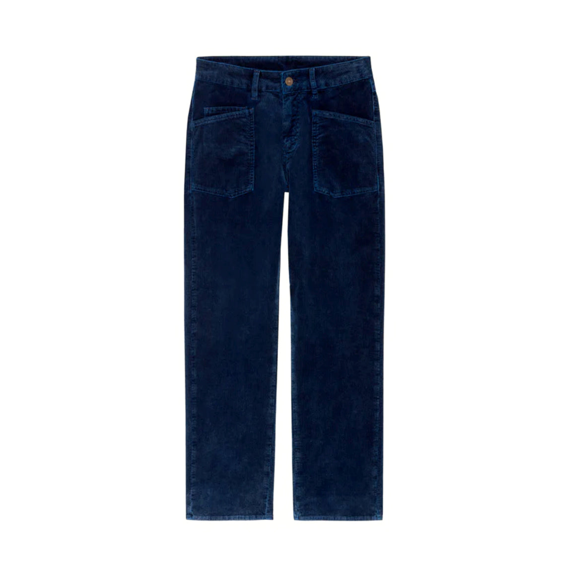 Pantalon worker "Lya" velours - Navy
