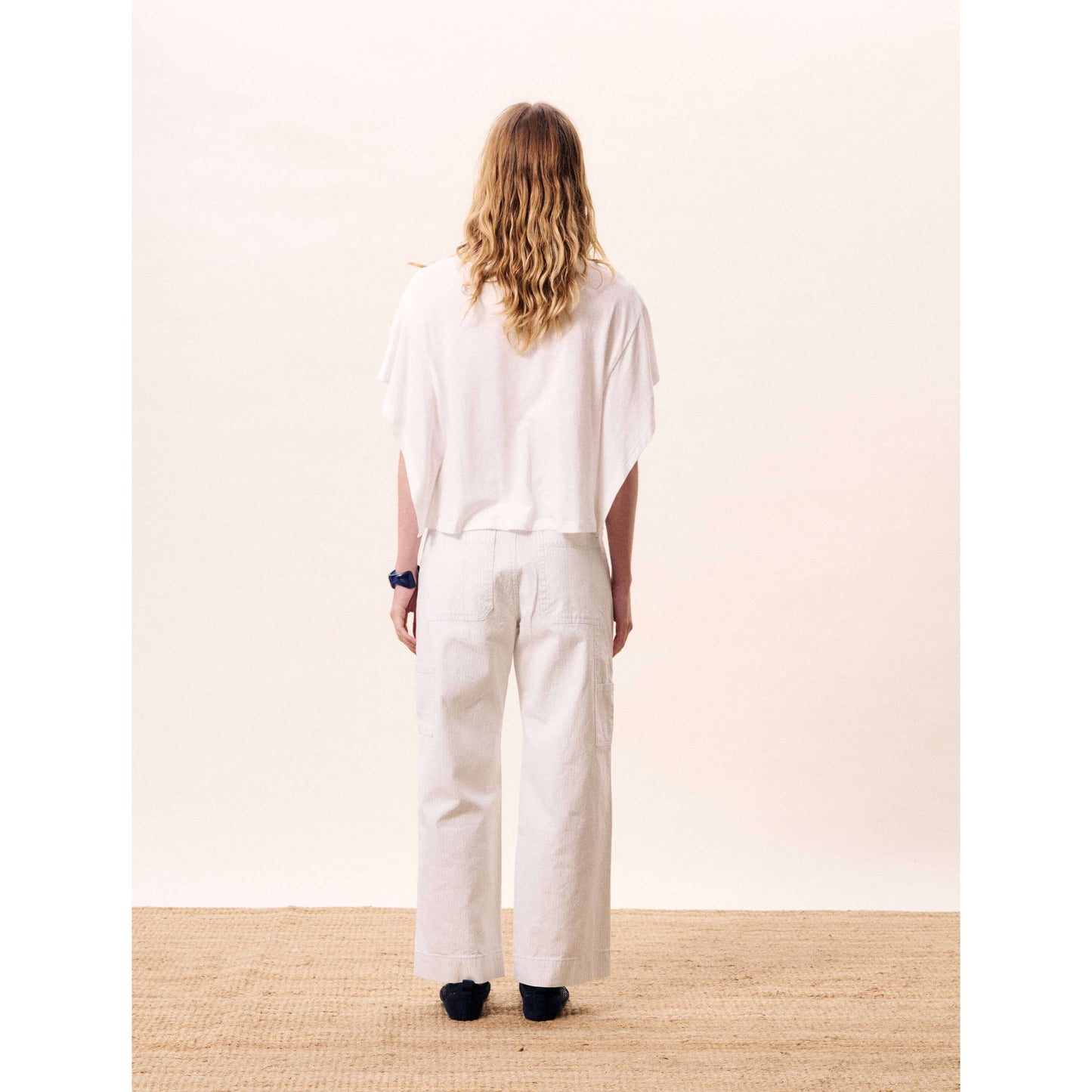 Pantalon rayé "Mélusine"